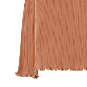 Лонгслив в рубчик Gingersnaps "Jenny Tan", коричневый